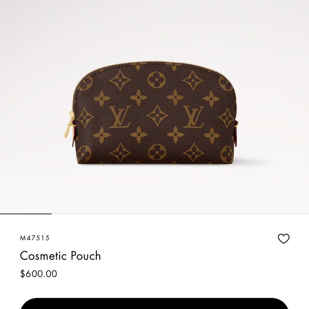 Louis Vuitton Brown Monogram cosmetics pouch - Picture 9 of 10